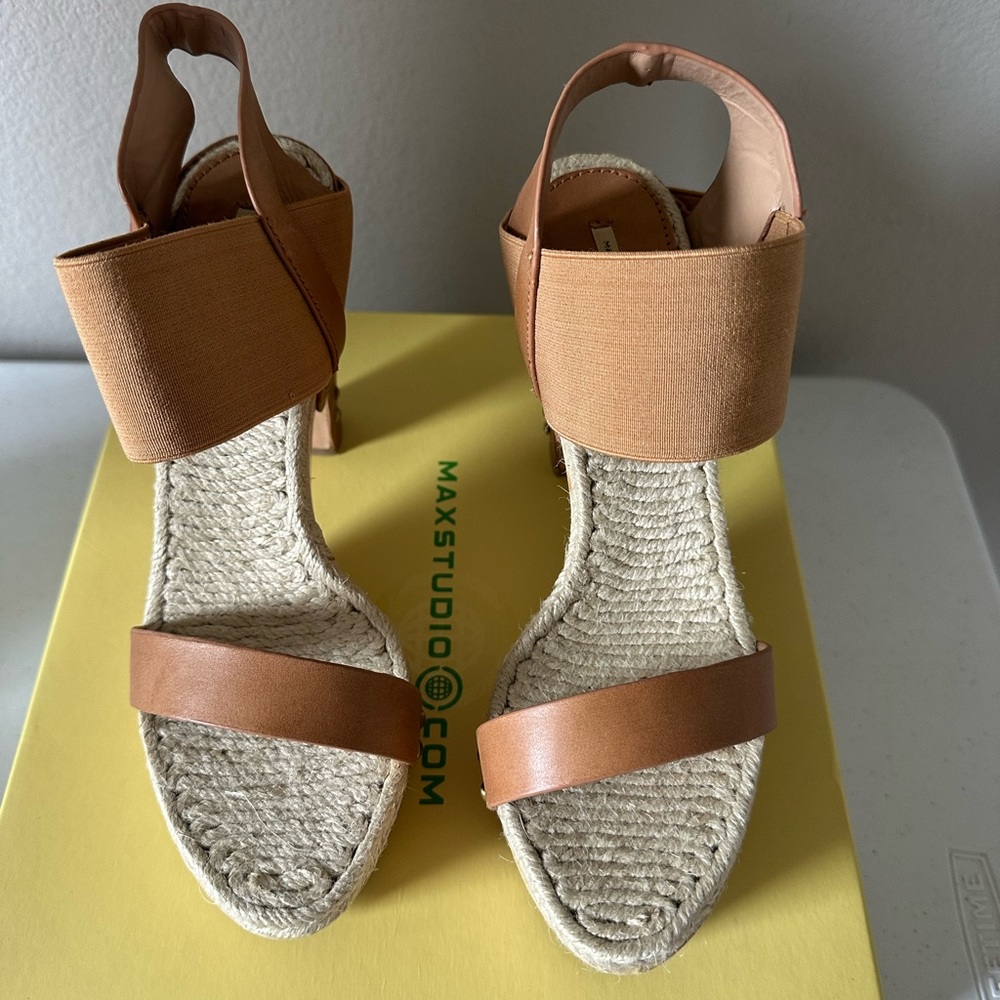 Max studio platform heels.